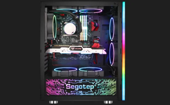 Segotep Mex Gaming-PC-Gehäuse, 7 PCI-Steckplätze, Rtx-GPU-OEM-Gehäuse