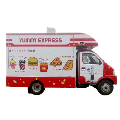 Mobile Street-Fast-Food-Trucks für den Verkauf von Frühstück/Snack/Eis auf der Straße